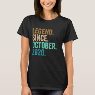 Camiseta 2.ª leyenda del cumpleaños desde octubre de 2020