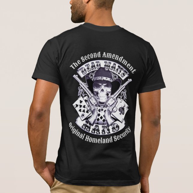 Camiseta 2.ª mochila de vaquero de mano de hombre muerto (Reverso)