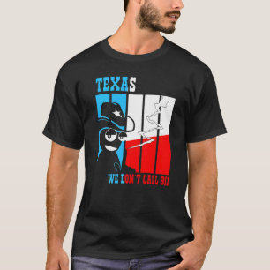Camiseta 2.ª pistola de enmienda Texas, no llamamos al 911