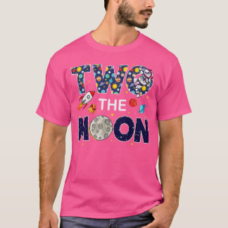 Camiseta 2.º Aniversario Espacio Tema Conjunto Chica Niño N