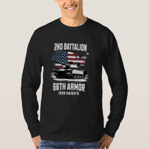 Camiseta 2.º Batallón 66ª Armor M1 Abrams Tank Military V