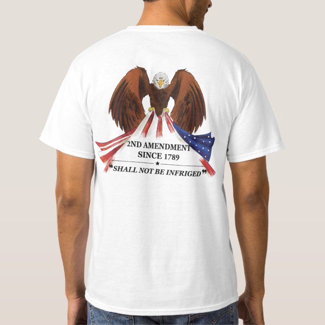 Camiseta 2.º Cojín decorativo de enmienda (Reverso)