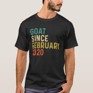 Camiseta 2.º cumpleaños 2 años de edad GOAT desde febrero d
