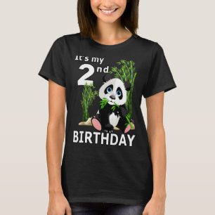 Camiseta 2.º cumpleaños 2 años Fiesta Animal Panda 5