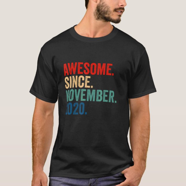 Camiseta 2.º cumpleaños de dos años de edad increíble desde (Anverso)