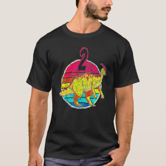 Camiseta 2.º Cumpleaños I Parasaurolophus I Matanza Familia