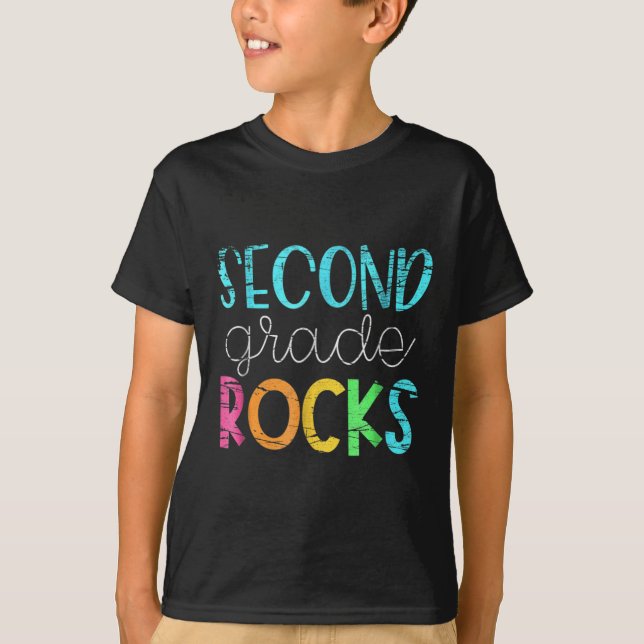 Camiseta 2.º equipo docente - Segundo grado de rocas (Anverso)