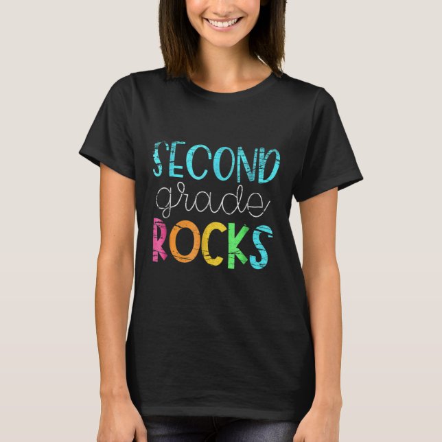 Camiseta 2.º equipo docente - Segundo grado de rocas (Anverso)
