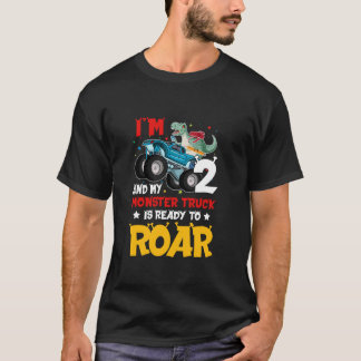 Camiseta 2.º Fiesta de Camión Monstruo de Cumpleaños K de 2