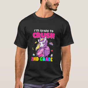 Camiseta 2.º Grado De Unicornio Preparado Para Aplastar A L