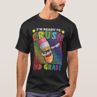 Camiseta 2.º Grado De Vuelta A Escolar Divertido Dabbing Cu