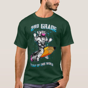 Camiseta 2.º Grado Está Fuera De Este Astronauta Mundial De
