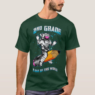 Camiseta 2.º Grado Está Fuera De Este Astronauta Mundial De