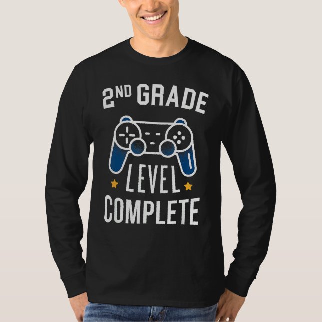 Camiseta 2.º Grado Finalización Del Año Escolar (Anverso)