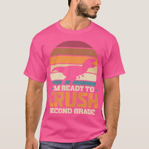Camiseta 2.º Grado Listo Para Aplastar El Segundo Grado T-R
