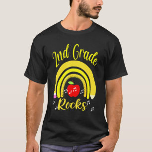Camiseta 2.º Grado Rodea El Arcoiris De Vuelta A La Escuela