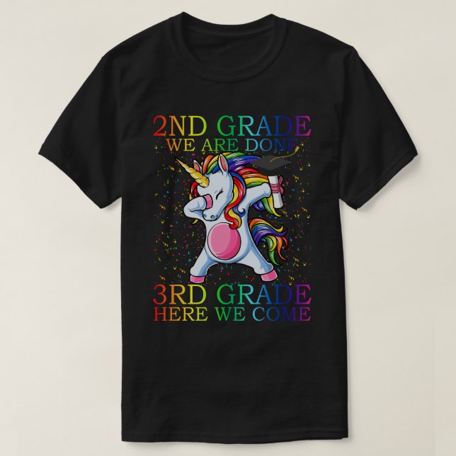 Camiseta 2.º Grado Se Tercer Grado Aquí Venimos Unico (Diseño del anverso)