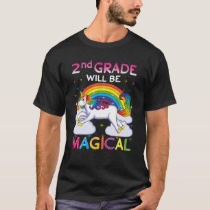 Camiseta 2.º Grado Será Magico Primer Día De La Escuela