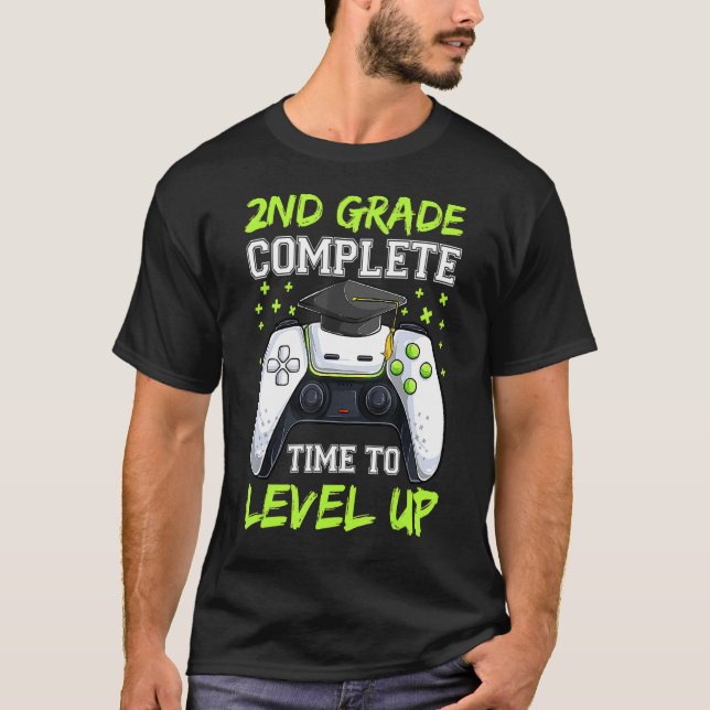 Camiseta 2.º Grado Tiempo Completo Para Elevar El Graduado  (Anverso)