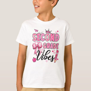 Camiseta 2.º Grado Vibes De Vuelta A La Escuela Coquette Te