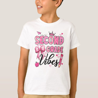 Camiseta 2.º Grado Vibes De Vuelta A La Escuela Coquette Te