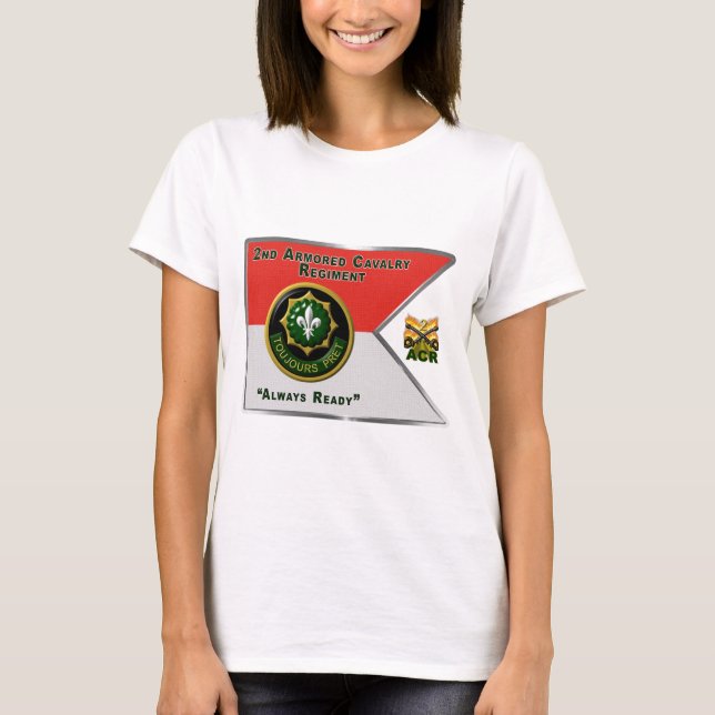 Camiseta 2.º Guidón del Regimiento de Caballería Armado (Anverso)