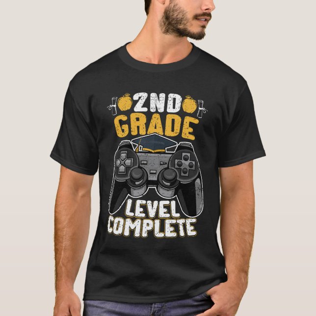 Camiseta 2.º jugador de nivel completo (Anverso)