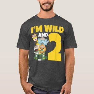 Camiseta 2.º Nacimiento Zoológico Safari Selva Animal Soy s