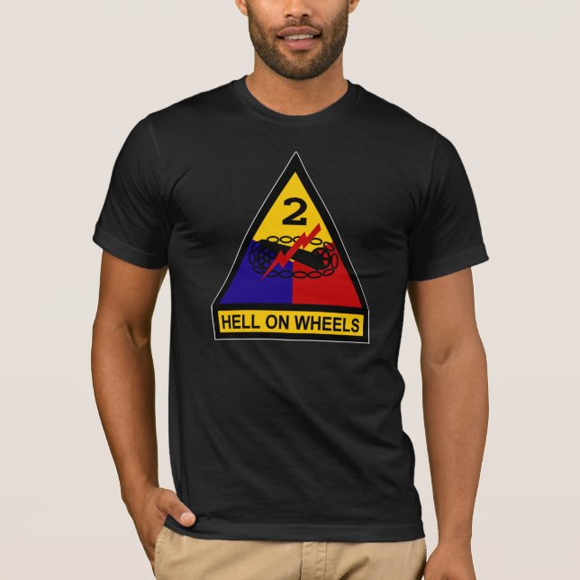 Camiseta 2.º Parche de Hombro de clase A de AD (Anverso)