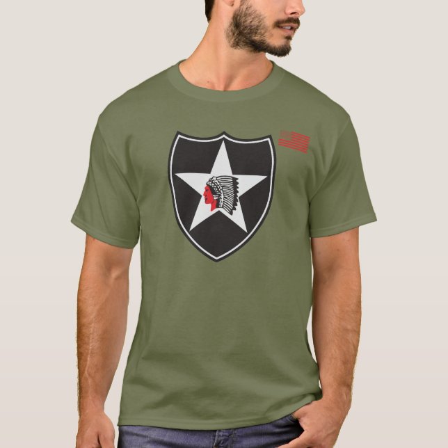 Camiseta 2.º Parche de la División de Infantería (Estados U (Anverso)