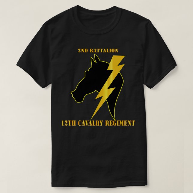 Camiseta 2.º Regimiento de Caballería 12 (Diseño del anverso)