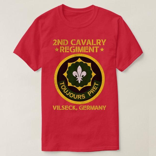 Camiseta 2.º Regimiento de Cavalry 2 Vetos de la República  (Diseño del anverso)