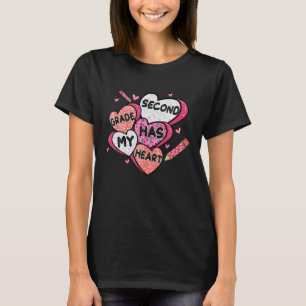 Camiseta 2.º Segundo Grado Tiene A Mi Profesora De Corazón 