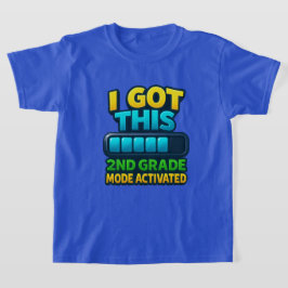 Camiseta 2.º Tee de encendido activado en modo de grado