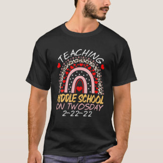 Camiseta 2/22/2022 Escuela Secundaria Docente El Twosday