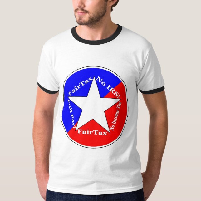 Camiseta 2,25 Estrella e impresión de la etiqueta (Anverso)