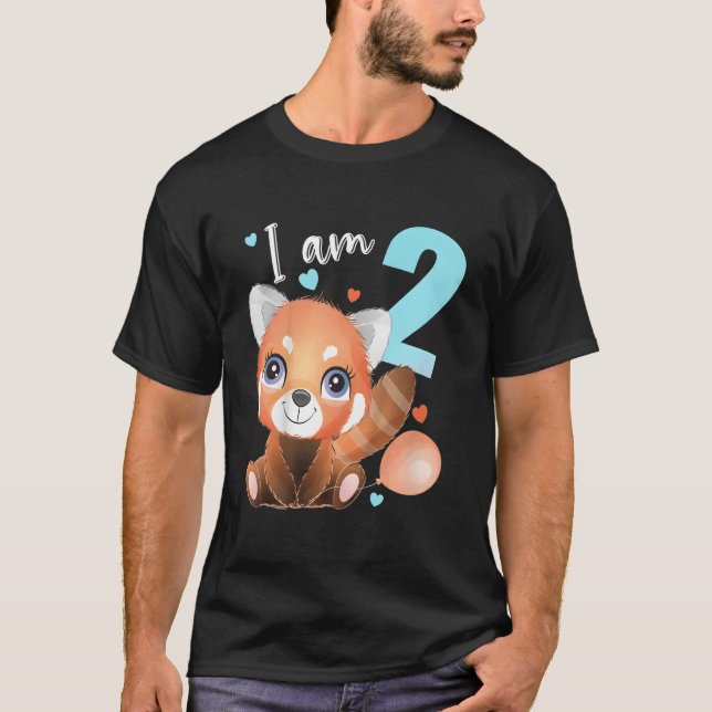 Camiseta 2 2 Red Panda (Anverso)