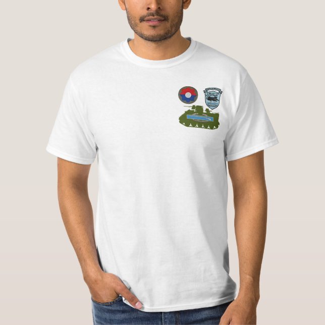 Camiseta 2/47o Inf. Pista M113, remiendo de la pantera y (Anverso)