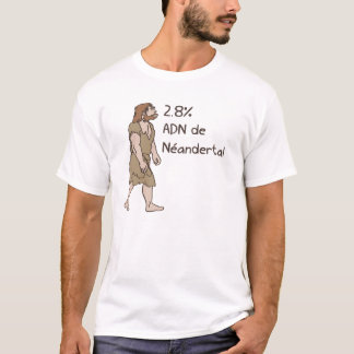 Camiseta 2,8% Francés del Neanderthal