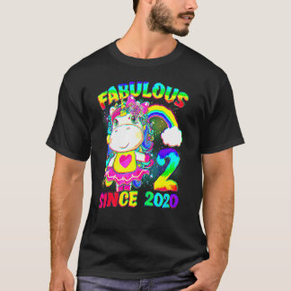 Camiseta 2 años de edad, Unicornio, segundo cumpleaños, Chi