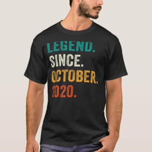 Camiseta 2 años de leyenda desde octubre de 2020 2do cumple
