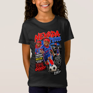 Camiseta 2 apoyan a Nevada Pierre jugador de fútbol de 3 añ