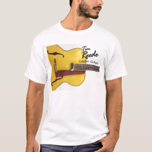 Camiseta #2-archtop-halfview, etiqueta de Tim Reede