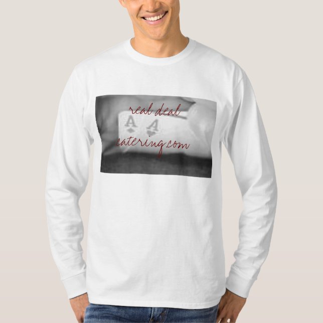 Camiseta 2 as, trato real catering.com (Anverso)