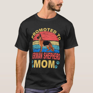 Camiseta 2 Ascendidos A Mamá De Pastor Alemán