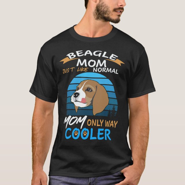 Camiseta 2 Beagle Mamá Refresquera Beagle (Anverso)