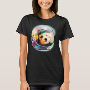 Camiseta 2 Cachorros De Cachorro En La Galaxia Del Espacio 