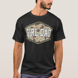 Camiseta (2 caras) Camo Papá de Chica Camuflaje Papá de Chi