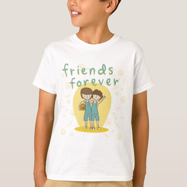 Camiseta 2 chicos mejor amigo (Anverso)