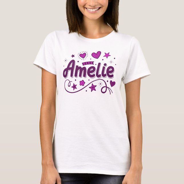 Camiseta 2 Color Amelie 1 (Anverso)